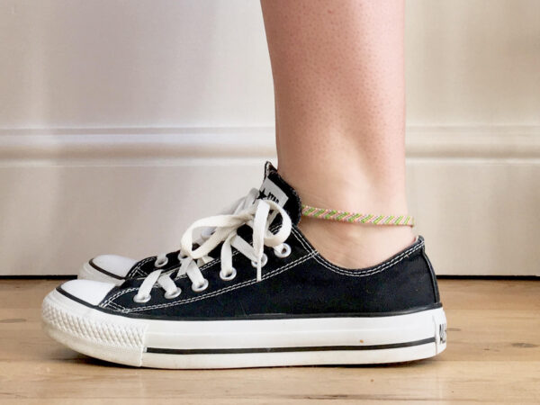 Custom Anklet, Woven String Ankle Bracelet, Friendship Ankle Band, Choose your own Colour, Simple Beachy Surfer Style Braided Cotton - Image 4
