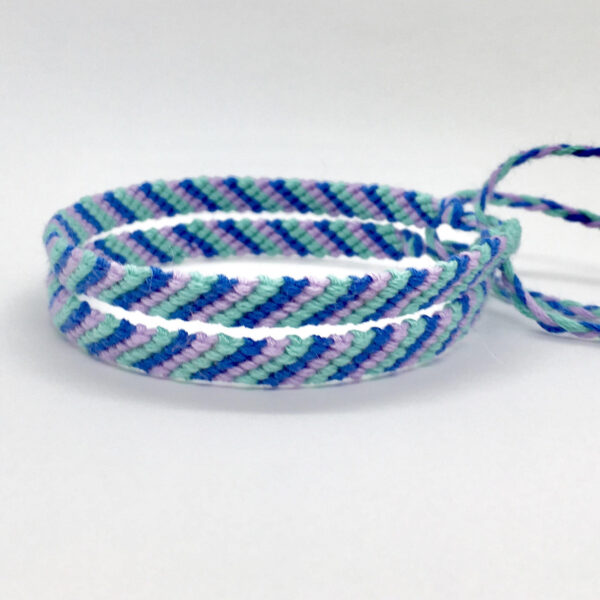 Custom Anklet, Woven String Ankle Bracelet, Friendship Ankle Band, Choose your own Colour, Simple Beachy Surfer Style Braided Cotton - Image 7