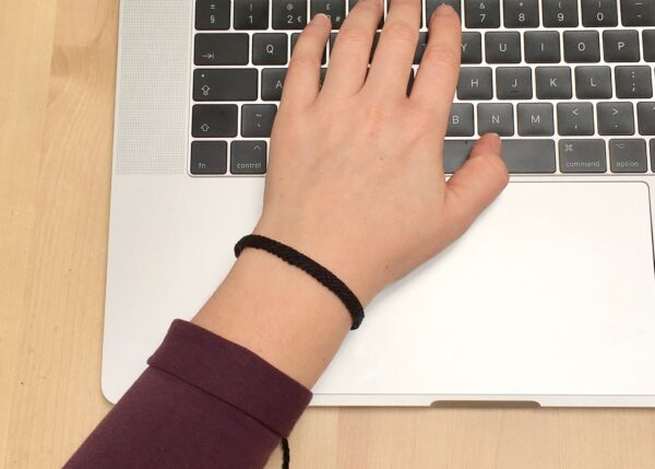 Custom Colour Friendship Bracelet, Solid or Striped Colours Woven Macrame Bracelet, Braided Colourful Cotton Customisable String Wristband, - Image 3