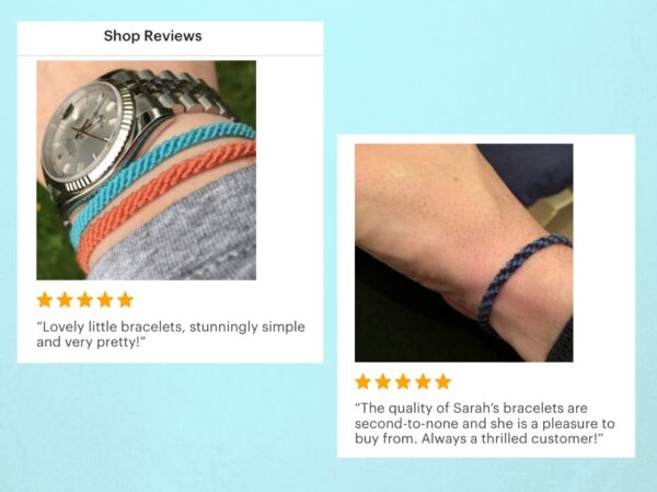Skinny Custom Friendship Bracelet, Personalised Colours Woven Macrame String Wristband, Friend Gift, Minimalist Thin Stacking Bracelets - Image 5
