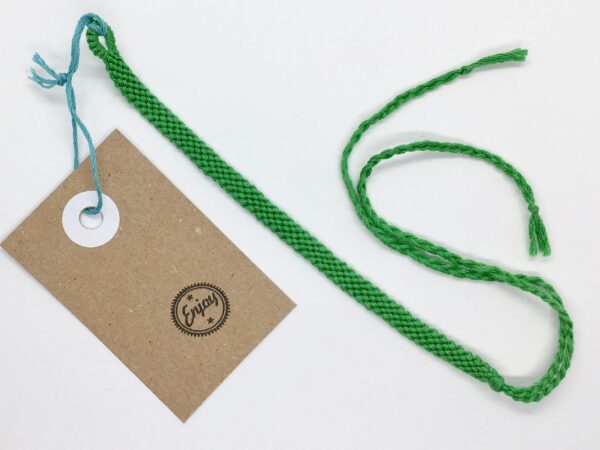 Custom Colour Friendship Bracelet, Solid or Striped Colours Woven Macrame Bracelet, Braided Colourful Cotton Customisable String Wristband, - Image 8