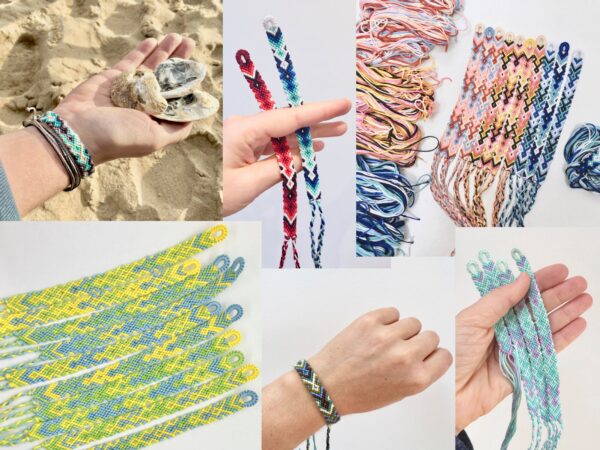 Custom Friendship Bracelet, Arrowhead Macrame Bracelet, Choose your own colour, Braided Woven Knotted Cotton Customisable Wrist Band - Image 4