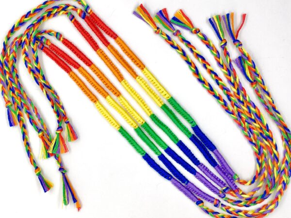 Rainbow Bracelet Sets, Customisable Flag Wristband, Pride Queer Flag Bracelets, Choose 2 to 40 Bulk Lgbtqia Festival Wraps, Gay Lgbt Gift