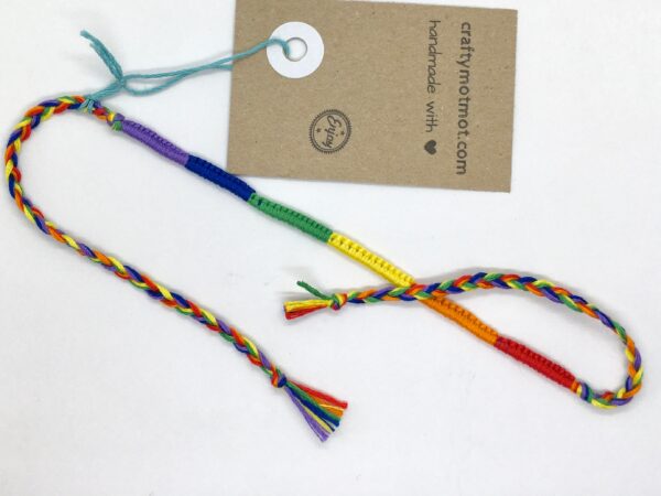 Rainbow Bracelet Sets, Customisable Flag Wristband, Pride Queer Flag Bracelets, Choose 2 to 40 Bulk Lgbtqia Festival Wraps, Gay Lgbt Gift - Image 8