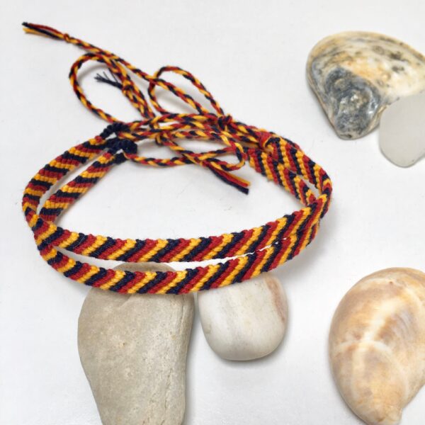 Custom Anklet, Woven String Ankle Bracelet, Friendship Ankle Band, Choose your own Colour, Simple Beachy Surfer Style Braided Cotton - Image 9
