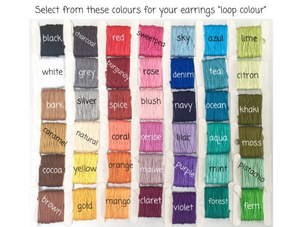 Pride Earrings, Custom LGBTQ Flag Ear Jewellery, Gay Rainbow Bisexual Trans Pan Lesbian Bi Ace, Queer Lightweight Light Cotton Tassels - Image 6