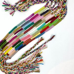 10 Friendship Bracelets, Wish Bracelet Nineties Kids Small Gifts, Party Favors Goody Bag Prize, Adjustable Colourful Wristband