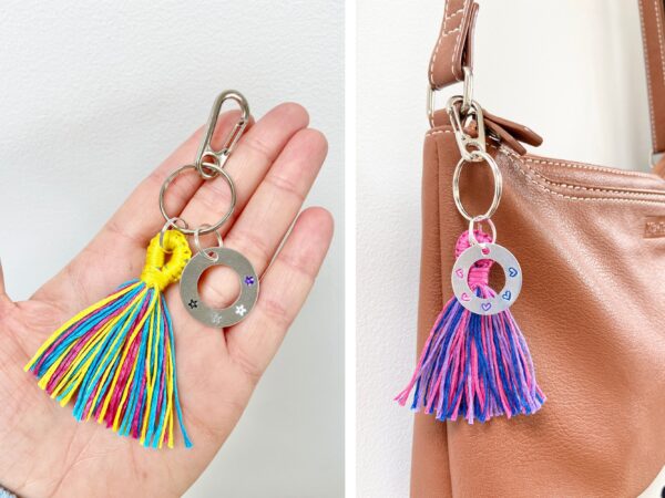 Custom Pride Keychain, Queer Lgbtq Keyring, Gay Lesbian NonBinary Asexual Bisexual Pansexual Bag Charm, LGBT Lanyard Accessory - Image 2