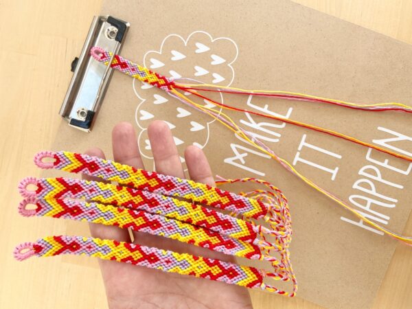 Custom Friendship Bracelet, Arrowhead Macrame Bracelet, Choose your own colour, Braided Woven Knotted Cotton Customisable Wrist Band - Image 3