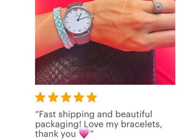 XO Friendship Bracelet, Custom Colour xoxo Woven Couple Gift for Partner Girlfriend Boyfriend, Cotton 2nd Anniversary, Wedding or Engagement - Image 4