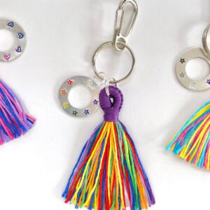 Custom Pride Keychain, Queer Lgbtq Keyring, Gay Lesbian NonBinary Asexual Bisexual Pansexual Bag Charm, LGBT Lanyard Accessory